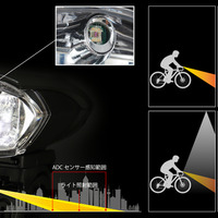 広く、遠くまで照らす自動調光式の自転車用ライト「ラディエイト400」発売