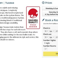 「HOP STEP JAPAN.com」の宿泊施設紹介ページでSAKURA QUALITYの品質認証を表示