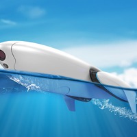 ウォータースポーツや釣りに使える水上ロボット「PowerDolphin」発表…パワービジョン 画像