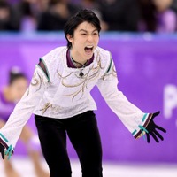 五輪連覇の偉業を達成した羽生結弦（2018年2月17日）