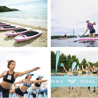 女性限定ビーチフィットネスイベント「RUN SUP YOGA」が沖縄・横浜で開催