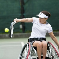 車いすテニス「KITAKYUSHU OPEN」、二條実穂が女子ダブルス優勝 画像