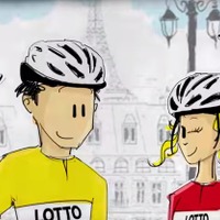 【ツール・ド・フランス14】ガロパンと話題のガールフレンドがアニメに 画像