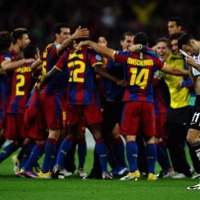 2010-11シーズンのCLを制したバルセロナ　photo/Getty Images