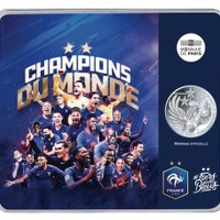 フランスサッカー連盟公認「フランス代表チーム優勝記念コイン」発売