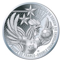 フランスサッカー連盟公認「フランス代表チーム優勝記念コイン」発売