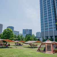 テントやタープをワークプレイスとして利用できる「品川アウトドアオフィス」4月開催