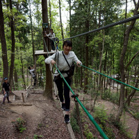 森林を活用したアドベンチャーパーク「冒険の森」が岐阜県百年公園に7月オープン 画像