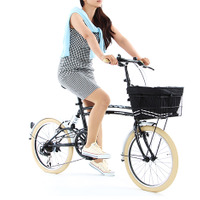 前カゴカバーからトートバッグに変身。買い物にも便利な自転車用アイテム 画像