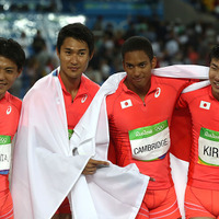 リオ五輪男子400メートルリレーのメンバーが“伝説のバトンリレー”をリモートで再現