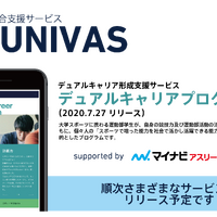 大学スポーツに関わる人を対象にした情報提供オンラインサービス「My UNIVAS」開始