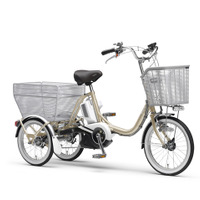 積載性、安定追求の三輪電動アシスト自転車「PAS ワゴン」2014年モデル 画像