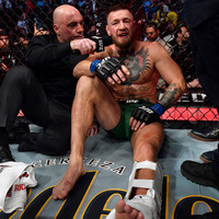 【格闘技／UFC】マクレガー、左足首がグニャリ……骨折でドクターストップ負け　ポイエーにリベンジならず