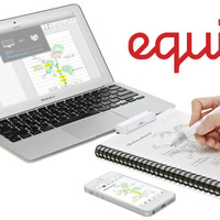 紙に書いた作業をそのままデジタルに出力できるペン「Equil Smartpen 2」