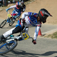 BOYS13-14クラスで優勝した島田遼（2014JBMXFシリーズ第5戦）