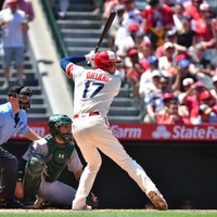 【MLB】大谷翔平、6回5失点も今季4勝目　単打、二塁打、三塁打…第5打席の“大飛球”に本拠地ファン熱狂