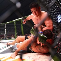 【RIZIN】スダリオ剛、UFC仕込みのMMAファイトで南海の大魔神を“血染め”圧倒　「産まれた子供にかっこいい姿見せられた」