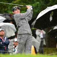 【女子ゴルフ】岩井明愛が暫定首位、悪天候のためサスペンデッド　ブリヂストンレディスオープン2日目