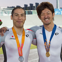 アジア競技大会の男子スプリントで中川誠一郎が金メダル