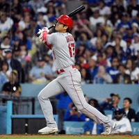 【MLB】大谷翔平、球宴前最終戦で32号　豪快132メートル弾はドジャースタジアム初アーチ　今季6度目の“サイクル王手”