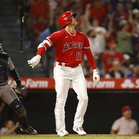 【MLB】大谷翔平、3戦連発35号同点弾に渾身のガッツポーズで本拠地熱狂の“MVPコール”　今季7度目のサイクル王手も