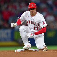 【MLB】大谷翔平、15個目盗塁に続く意地の“快足”二塁打でエ軍反撃の狼煙　打率は.309でア・リーグ3位浮上