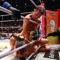 【RIZIN44】金原正徳、強敵クレベルに完勝　タイトルマッチ控える鈴木千裕を激励「勝ってこい、やろうな」