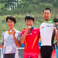 アジア競技大会男子マウンテンバイクの山本幸平