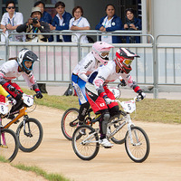 アジア競技大会女子BMXの飯端美樹