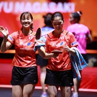 「何も失うものはない」長﨑美柚、木原美悠が台湾ペア撃破で決勝なるか　“Wみゆう”が名古屋の地で優勝目指す【WTT女子ファイナルズ】