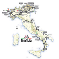 　2013年5月4日に開幕する第96回ジロ・デ・イタリアのコースが発表された。南イタリアのナポリで開幕し、23日間かけて北上。山岳ステージが多く、上りのスペシャリストに有利なコース設定だ。第15ステージでフランスのガリビエ峠にゴール。第18ステージはヒルクライムタ