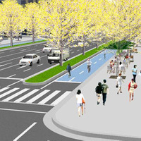 大阪市、橋下徹市長が御堂筋に自転車専用レーン設置することを発表 画像