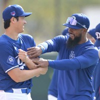 【MLB】大谷翔平は「あご髭を生やす友人を尊敬」　ド軍同僚と見せる微笑ましい光景に地元メディアが脚光