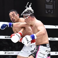 【格闘技／RISE 159】元”年俸120円Jリーガー”安彦考真、ヒザ蹴りで一撃KO勝利　「YA-MANとオープンフィンガーで戦いたい」