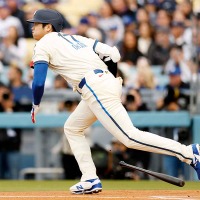 【MLB】大谷翔平、初回に162キロ二塁打でチャンスメイク　同点のホーム踏み初勝利目指す佐々木朗希を援護