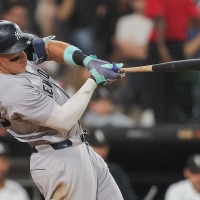 【MLB】ジャッジの圧巻13・14号連発に敵地も大熱狂　大谷翔平ら上回りメジャー単独首位、打率は.396で三冠キープ