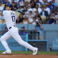 【MLB】大谷翔平、僅差のリードで左中間破る“160キロ”二塁打　ドジャース連敗ストップ目前も……