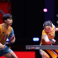 松島輝空、張本美和ペアが王楚欽、孫穎莎ペアに奮闘も逆転負け　第1G奪うも中国超えならずベスト8で終戦【世界卓球2025】