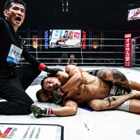 【超RIZIN.4】「爆発力が半端じゃない」安藤達也、“壮絶”な2試合連続チョーク一本勝ち　ヤン・ジヨンはタップ後に失神……衝撃のラスト「救助まで完璧」
