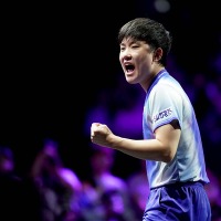張本智和、日本開催初陣での勝利に「1勝を届けることができて嬉しい」　2回戦はパリ五輪因縁の相手も8強誓う【WTTチャンピオンズ横浜】