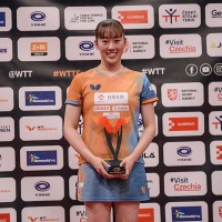 世界50位に急浮上の日本の21歳にWTTも熱視線「アカエの活躍には注目」　大藤沙月、木原美悠ら揃う同世代の争いに参戦か