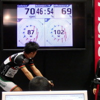【サイクルモード14】パイオニア、左右ペダル独立で踏力計測しトレーニング可視化 画像