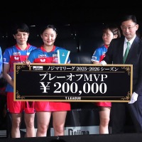 プレーオフMVPの張本美和が振り返る最高峰の死闘　早田ひなとのWエース対決に平野美宇も劇的白星で“3,145人”を魅了【Tリーグ】