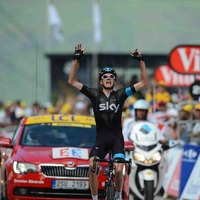 　第100回ツール・ド・フランスは7月6日にカストル～アクス3ドメーヌ間の195kmで第8ステージが行われ、スカイのクリストファー・フルーム（英国）が独走勝利。総合成績でも首位に立ち、オリカ・グリーンエッジのダリル・インペイからマイヨジョーヌを奪った。