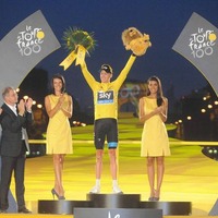 フルームがツール・ド・フランス総合優勝 画像