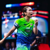 「まさか3－0で勝てるとは……」世界2位・王曼昱撃破の佐藤瞳が見せた分析力　快進撃の28歳カットマンは「挑戦していく」【USスマッシュ】