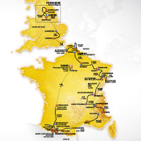 　2014年7月5日に英国リーズで開幕する第101回ツール・ド・フランスのコースが、10月23日にフランス・パリの国際会議場で発表された。サッカーＷ杯と重複する序盤の9日間は平たん区間。5日目は「北の地獄」と呼ばれる石畳の悪路を走る。最大の勝負どころはアルプスの第1