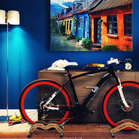 ドッペルギャンガーの自転車用スタンド「インテリアウッディスタンド」