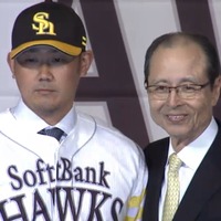 【プロ野球】松坂大輔が入団会見、ソフトバンクの印象は「安定して強いチーム」 画像