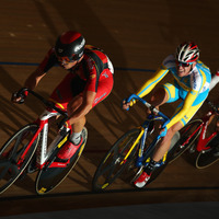 UCI2014-15トラックワールドカップ第2戦イギリス・ロンドン大会、男子ポイントレースはエロイ・テルエル（スペイン）が優勝（c）Getty Images